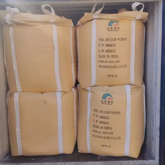 Haihua Dense Light Soda Ash para Detergente em Pó