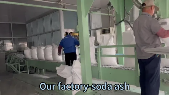 Cinza de soda densa leve 99,2% min